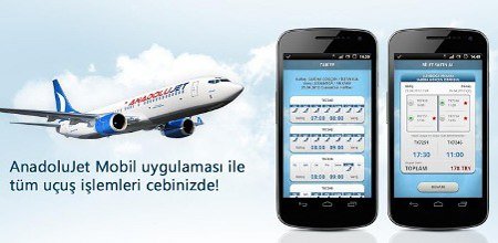 Anadolu Jet Havayolu Uygulaması