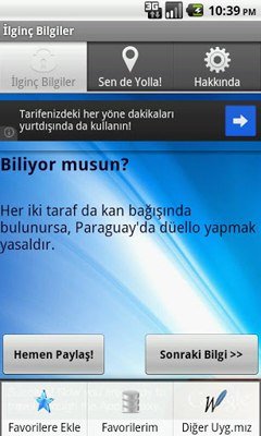 ilginç bilgiler android