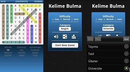 kelime bulma android